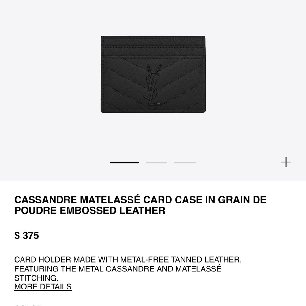 Authentic Saint Laurent Card Holder